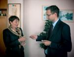 Moldavska Ministerka zivotneho prostredia Valentina Tapis a Rozvojovy diplomat SR Peter Tomasek v Ki
